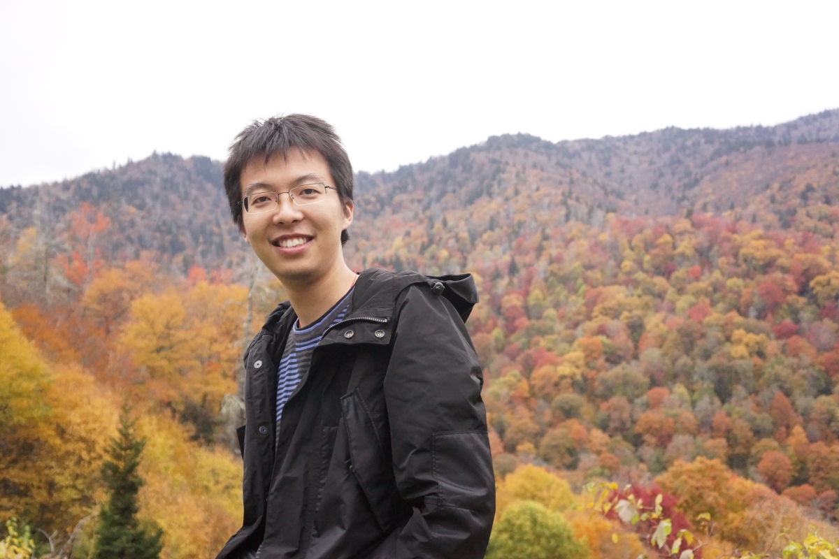 Lei Mao at the Great Smoky Mountain in 2015