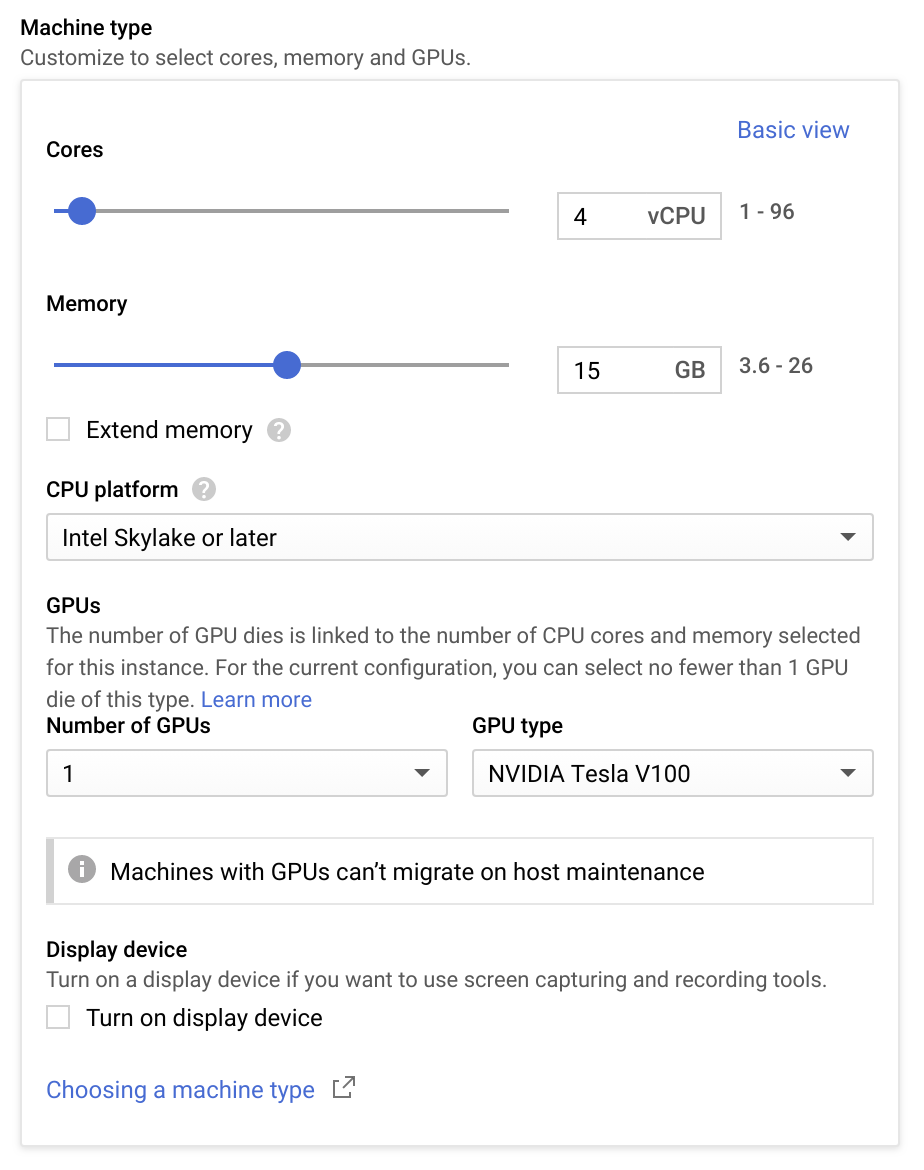 NVIDIA VM Instance with GPU