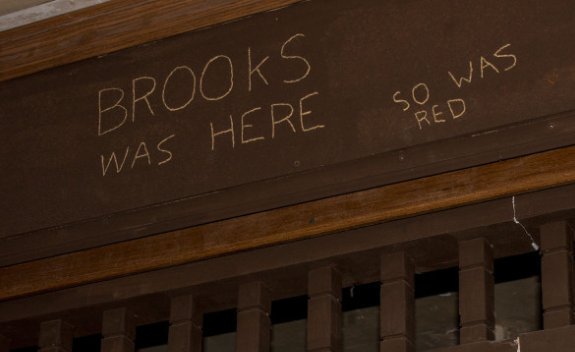Brooks Was Here - The Shawshank Redemption