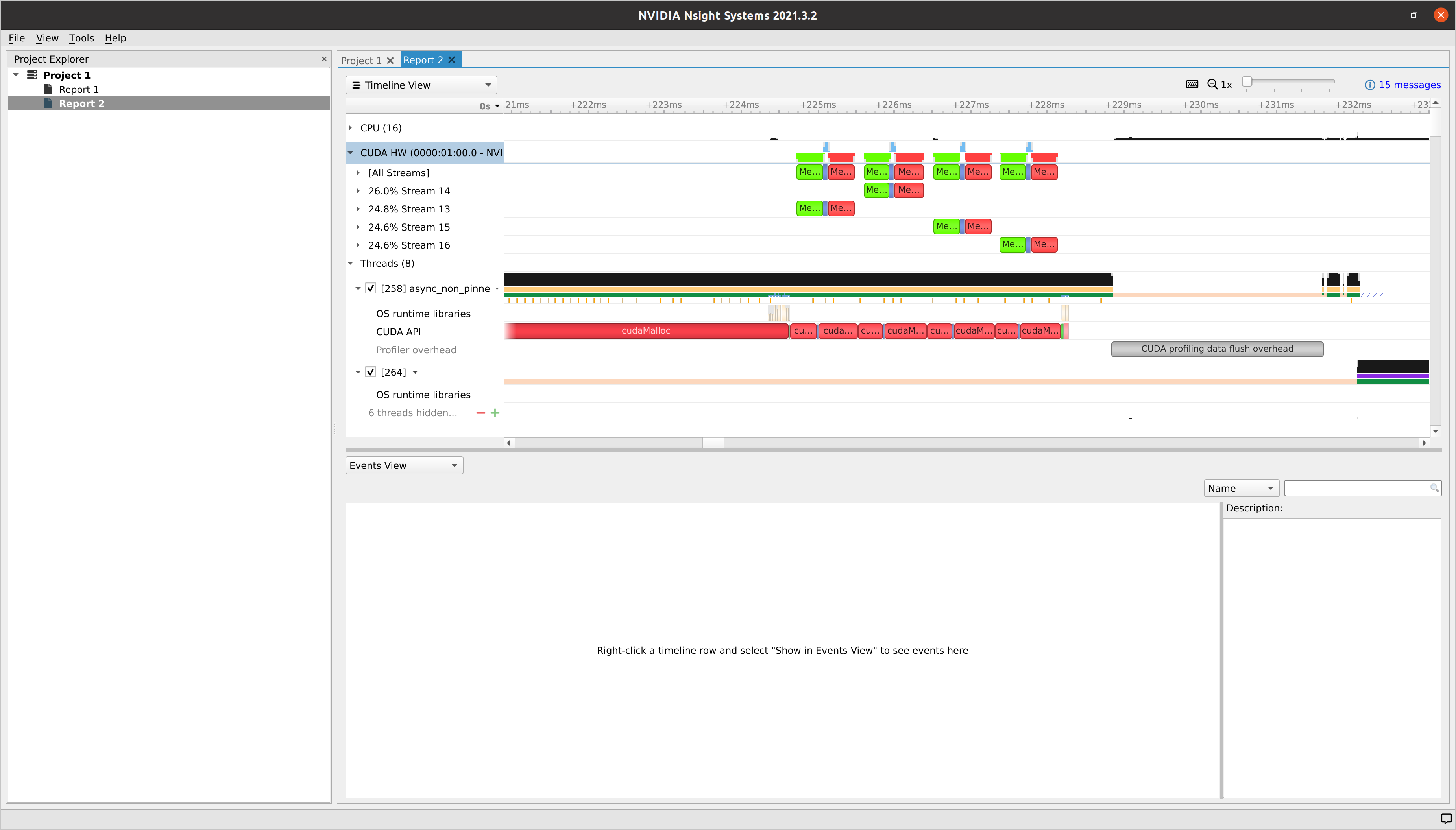 No Data Transfer Overlap with Non-Pinned Host Memory