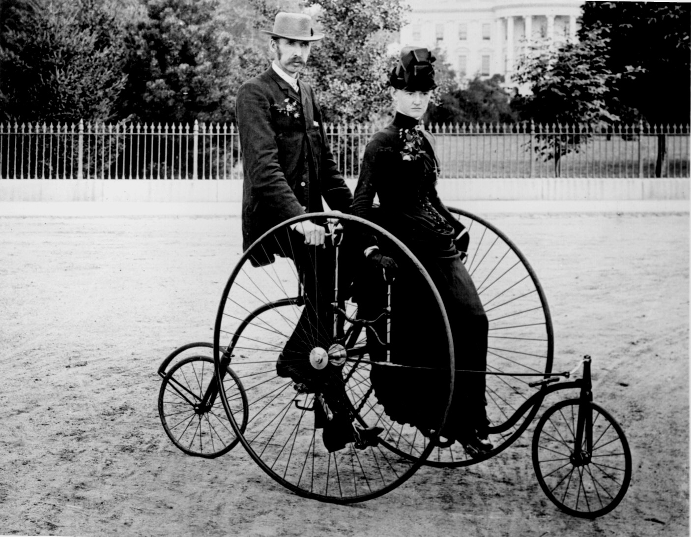 A Bicycle in 1880s