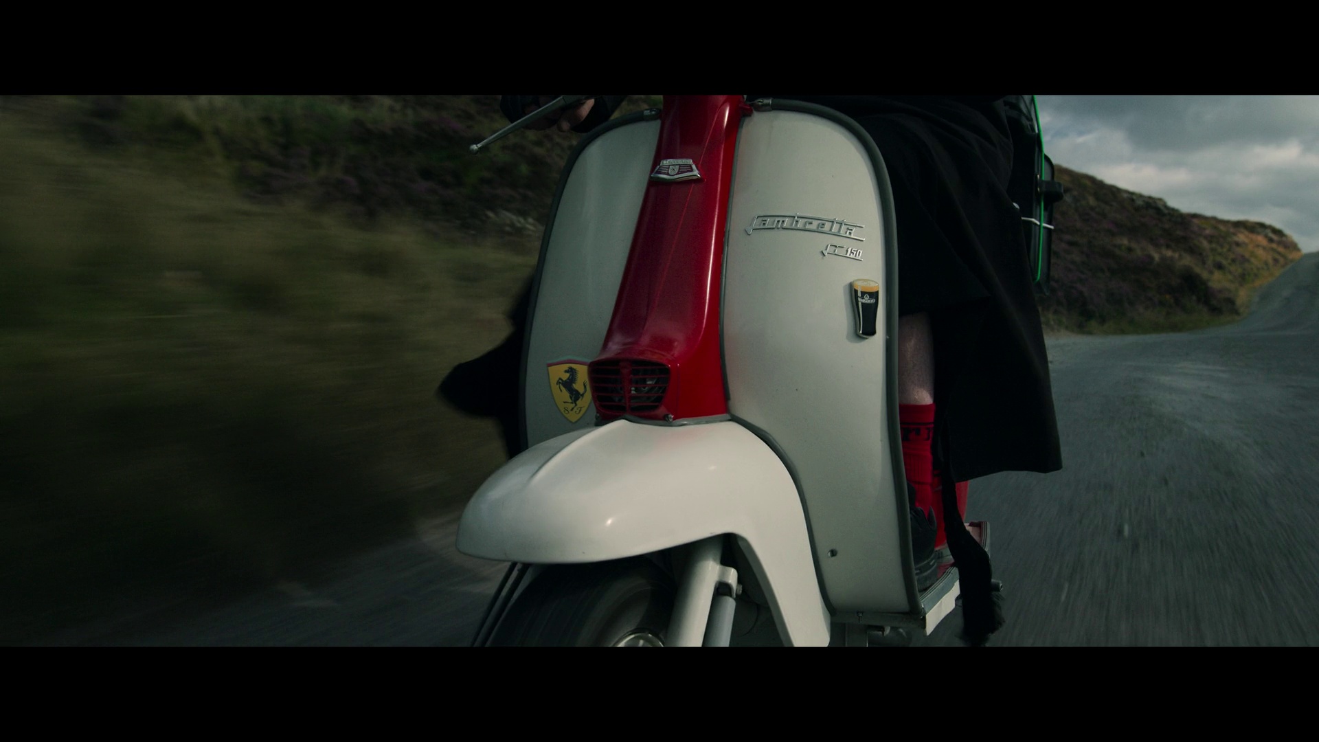 The Lambretta Scooter Front in the Movie “The Pope’s Exorcist”