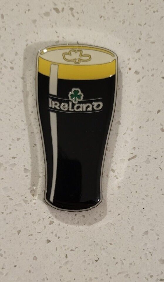 The Guinness Embossed Metal Refrigerator Magnet
