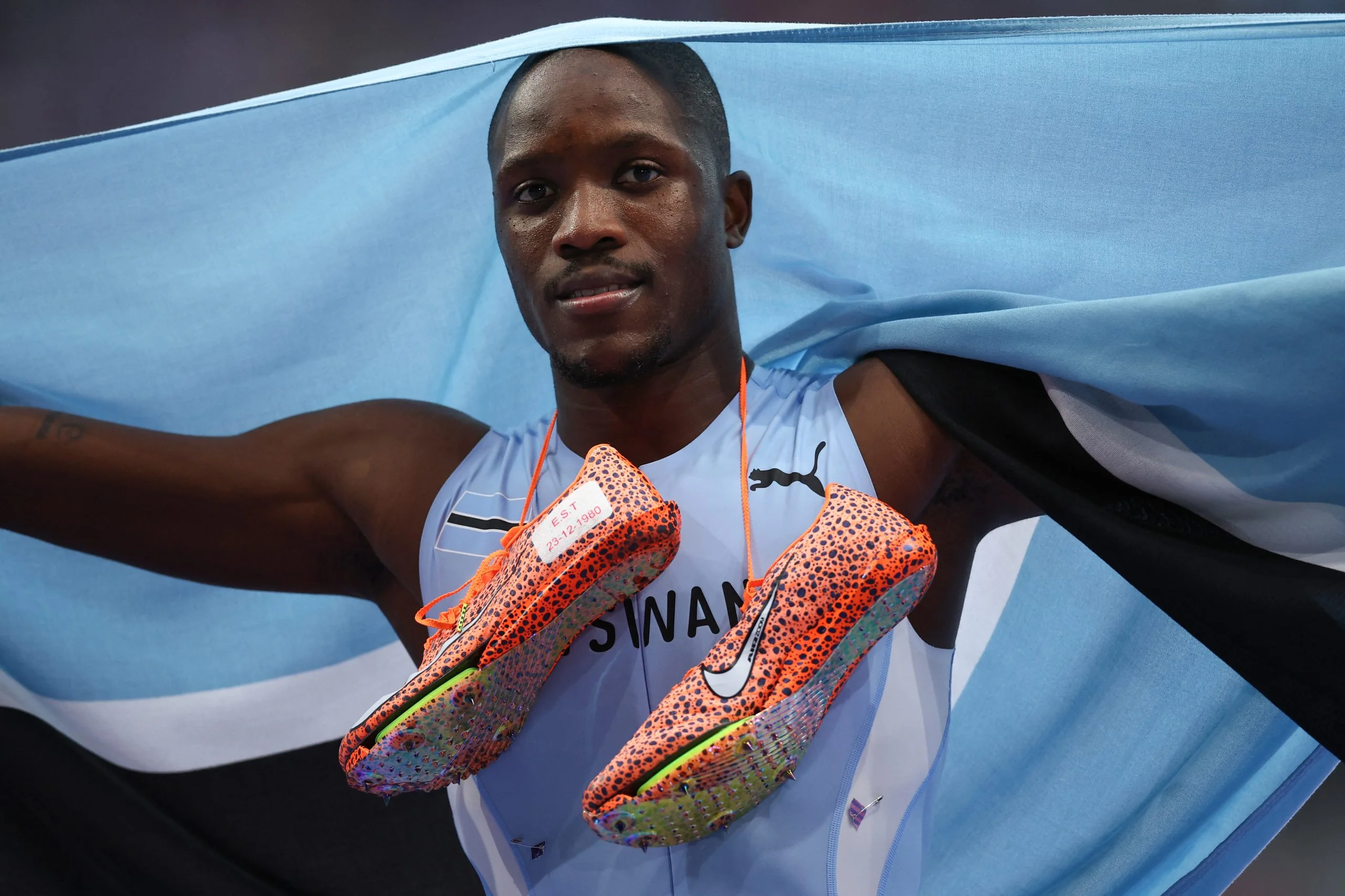 Letsile Tebogo and Nike Maxfly 2 Electric Track & Field Sprinting Spikes