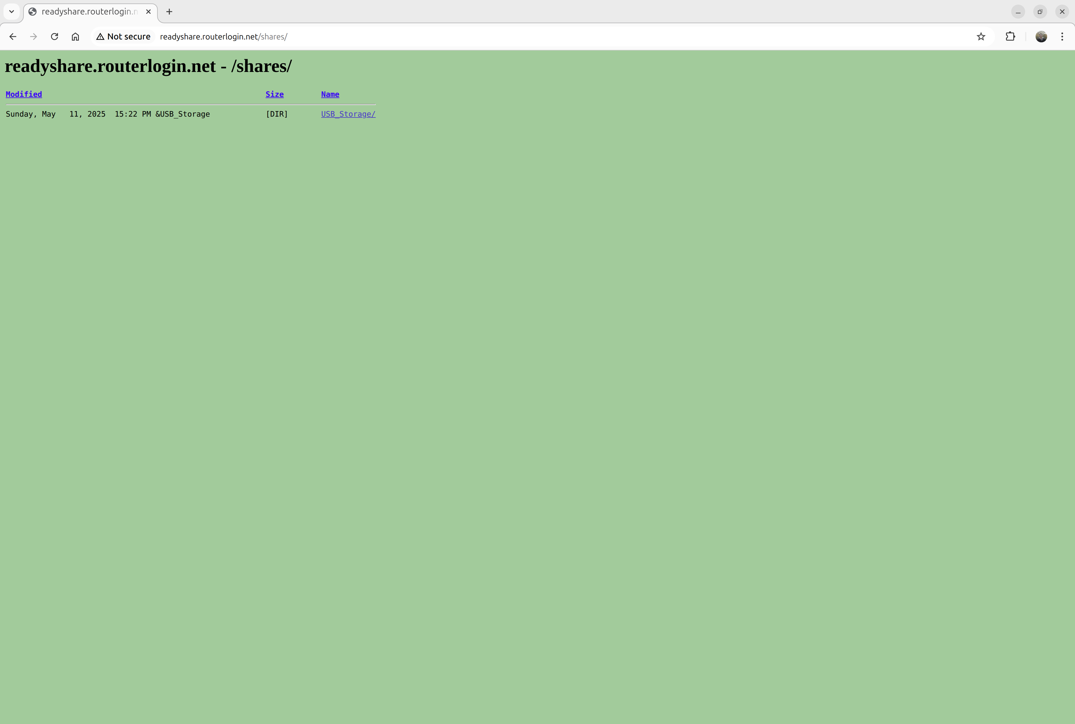 Browser FTP Server Access