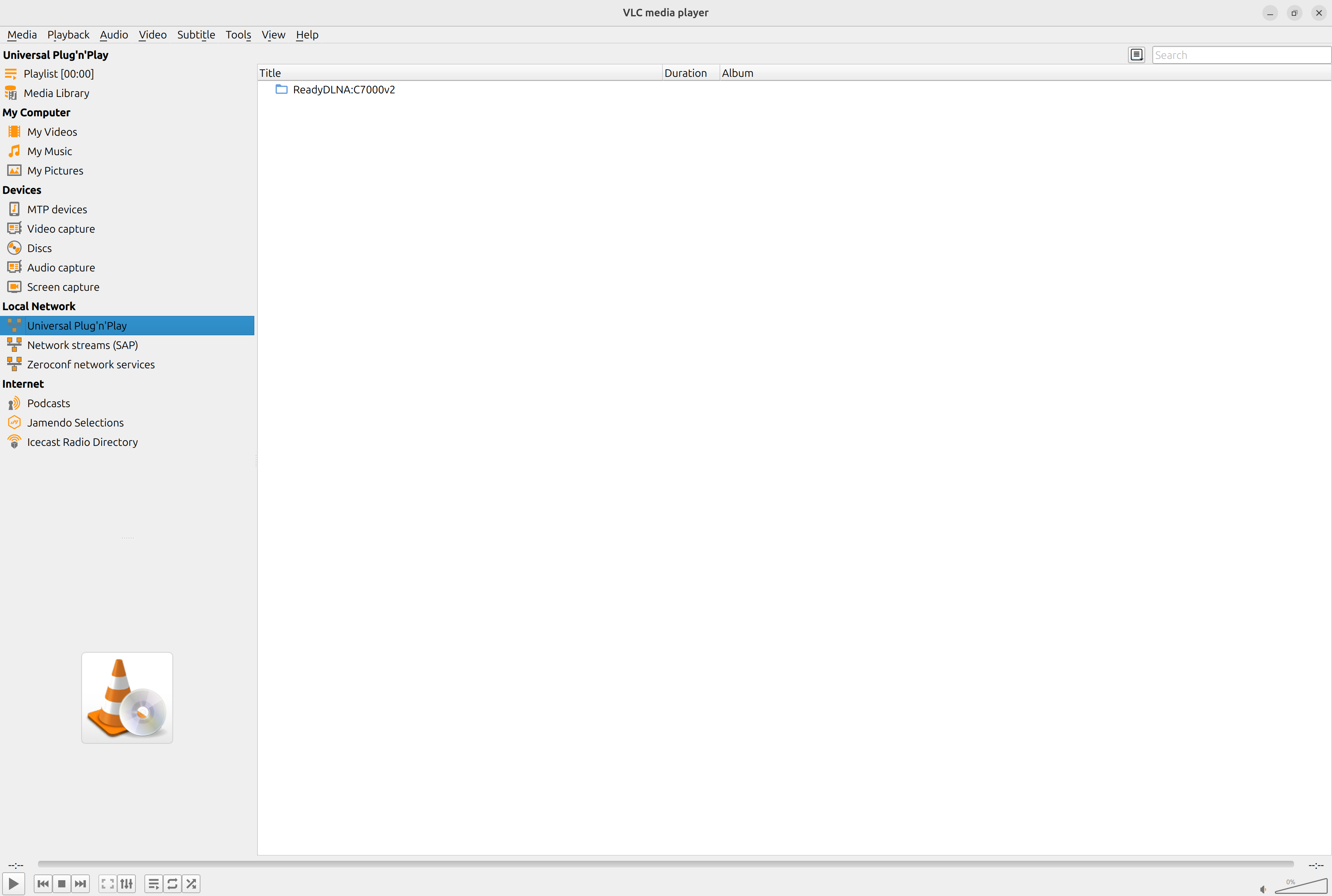 VLC Media Server Access